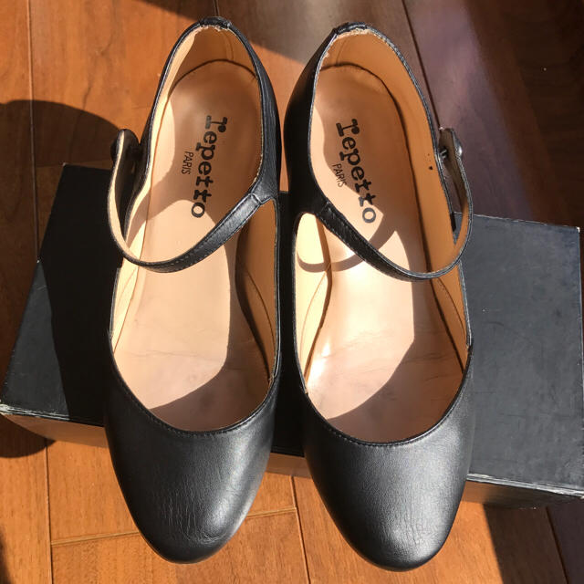 repetto(レペット)のRepetto レペット ストラップ パンプス 37 黒  レディースの靴/シューズ(ハイヒール/パンプス)の商品写真