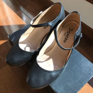 レペット(repetto)のRepetto レペット ストラップ パンプス 37 黒 (ハイヒール/パンプス)