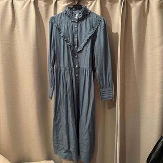 アーペーセー(A.P.C)のA.P.C. フリルワンピ(ロングワンピース/マキシワンピース)