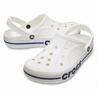 クロックス(crocs)の新品 26㎝ クロックス バヤバンド クロッグ ホワイト(サンダル)