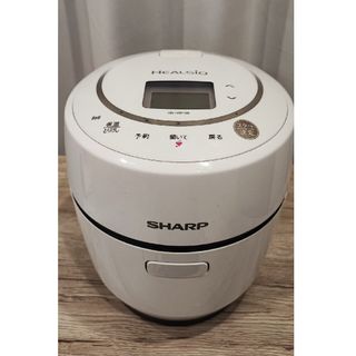 シャープ(SHARP)のSHARP ヘルシオ ホットクック 電気無水鍋 1.0L ホワイト系 KN-HW(その他)