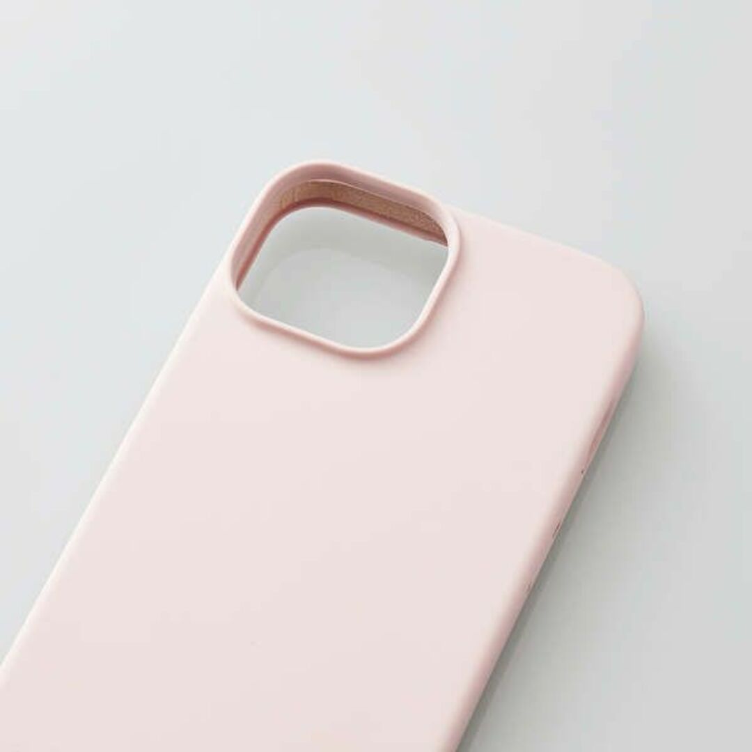 ELECOM(エレコム)のiPhone14/13 ケース カバー ショルダーストラップ付 (ピンク) スマホ/家電/カメラのスマホアクセサリー(iPhoneケース)の商品写真