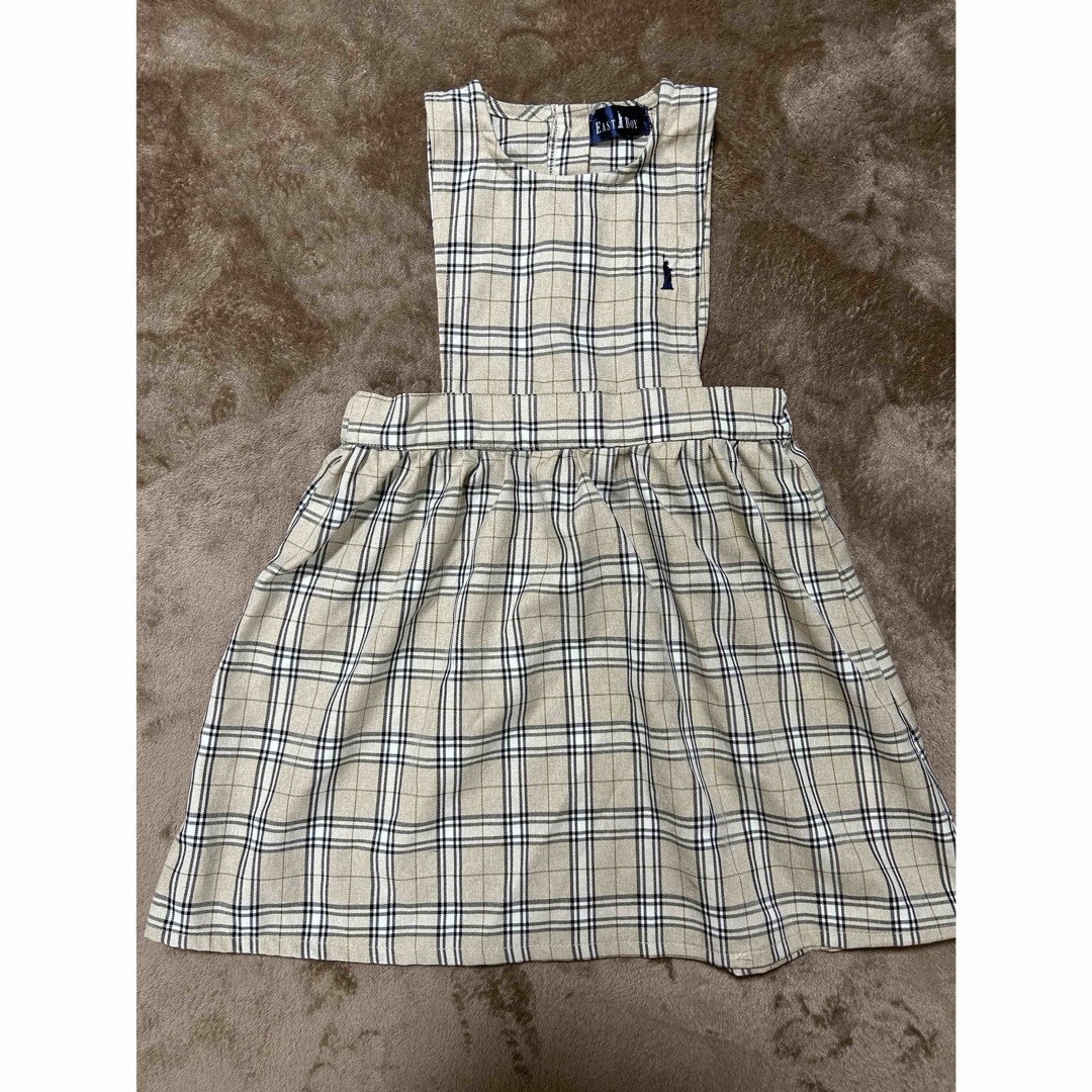 EASTBOY(イーストボーイ)のイーストボーイ　チェック柄ワンピース　110cm キッズ/ベビー/マタニティのキッズ服女の子用(90cm~)(ワンピース)の商品写真