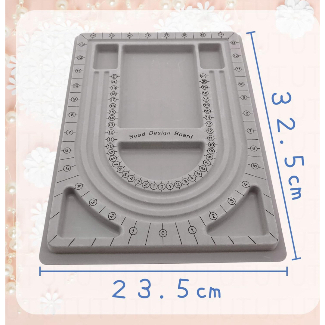 デザインボードセット（ネックレス･ブレスレット用） ハンドメイドの素材/材料(型紙/パターン)の商品写真