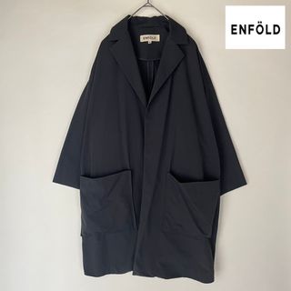 ENFOLD エンフォルド 美品 ナイロンコート ネイビー size 36