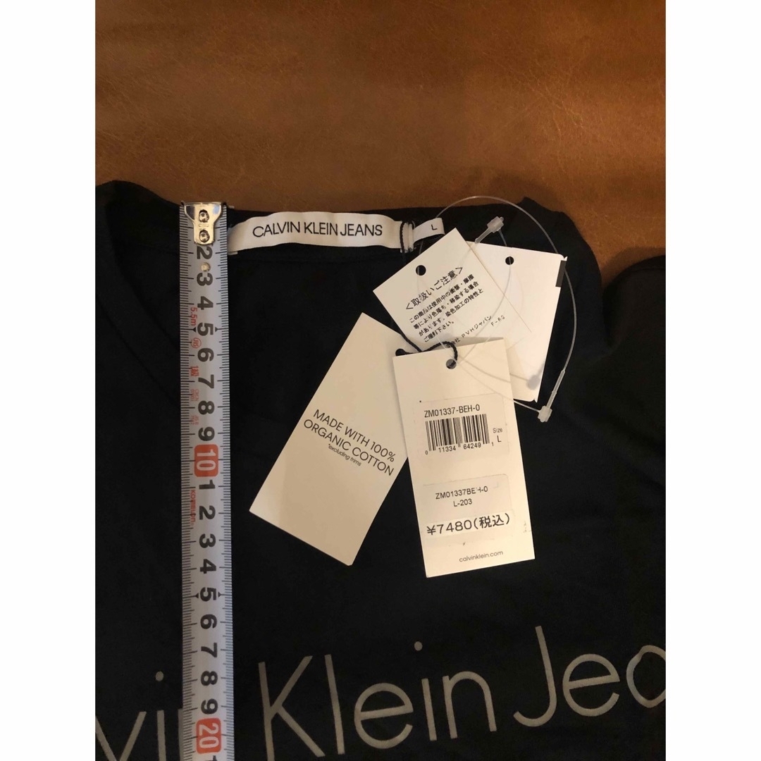 Calvin Klein(カルバンクライン)のカルバンクライン　スリムフィット　Tシャツ　Large Black メンズのトップス(Tシャツ/カットソー(半袖/袖なし))の商品写真