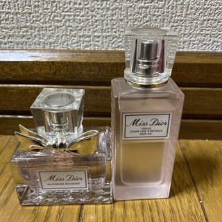 ディオール(Dior)のミスディオール ブルーミングブーケ オードゥトワレ ヘアオイル(香水(女性用))