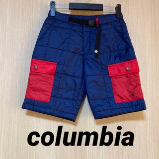 コロンビア(Columbia)の美品 columbia コロンビア レディース 中綿パンツ M ハーフ(ハーフパンツ)