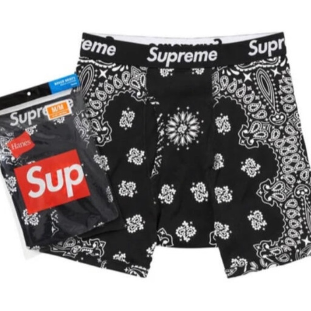 Supreme(シュプリーム)のSupreme/Hanes Bandana Boxer Briefs 2枚入り☆ メンズのアンダーウェア(ボクサーパンツ)の商品写真