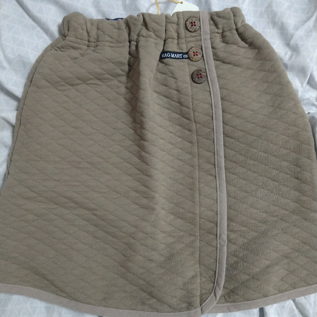 RAG MART(ラグマート)のラグマート　キルトスカート　110サイズ キッズ/ベビー/マタニティのキッズ服女の子用(90cm~)(スカート)の商品写真