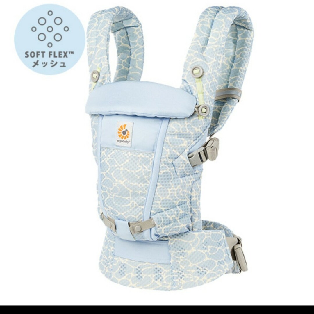 Ergobaby(エルゴベビー)の【新品未開封】ErgobabyCarrier エルゴ アダプト ホリデーブルー キッズ/ベビー/マタニティの外出/移動用品(抱っこひも/おんぶひも)の商品写真