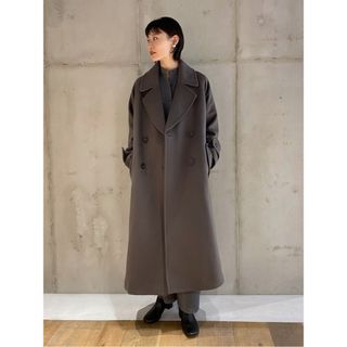 美品❗️【JOURNAL STANDARD】スーパー120ビーバーVネックコート