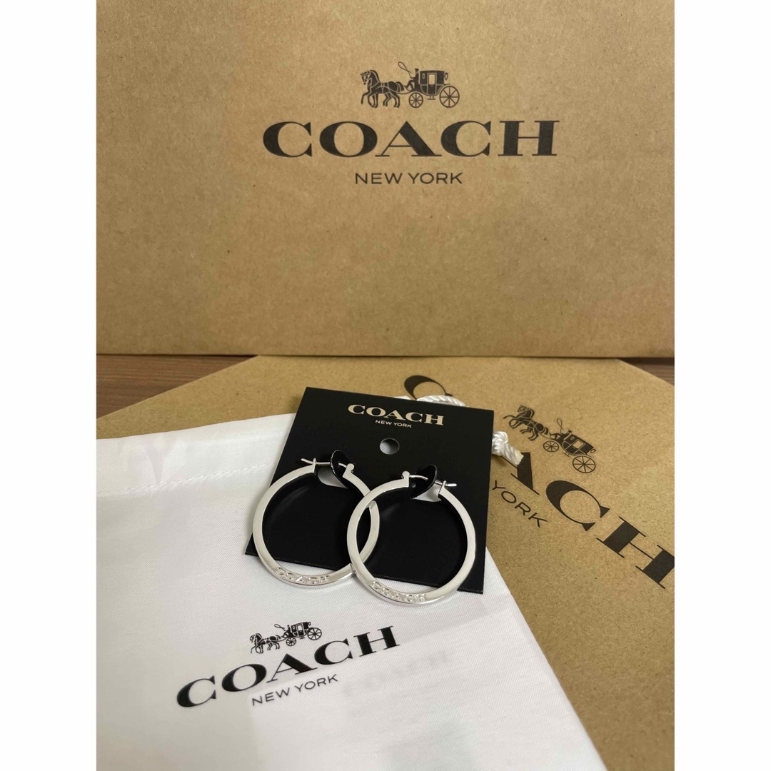 COACH(コーチ)の【新品・正規品】コーチ COACH ピアス F73022SLV （シルバー） レディースのアクセサリー(ピアス)の商品写真