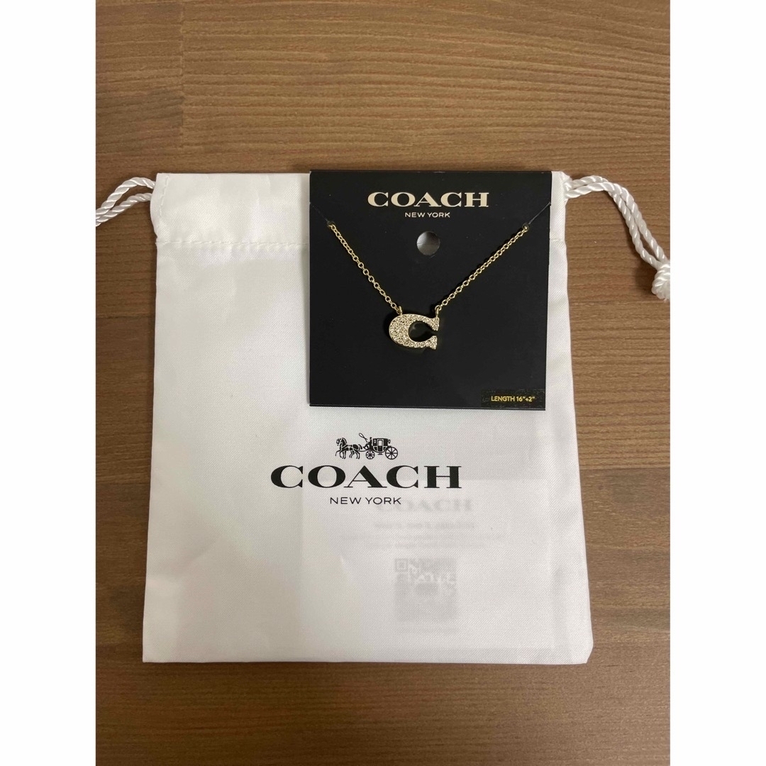 COACH(コーチ)の【新品・正規品】COACH レディース ネックレス 真鍮 GOLD 91433 レディースのアクセサリー(ネックレス)の商品写真