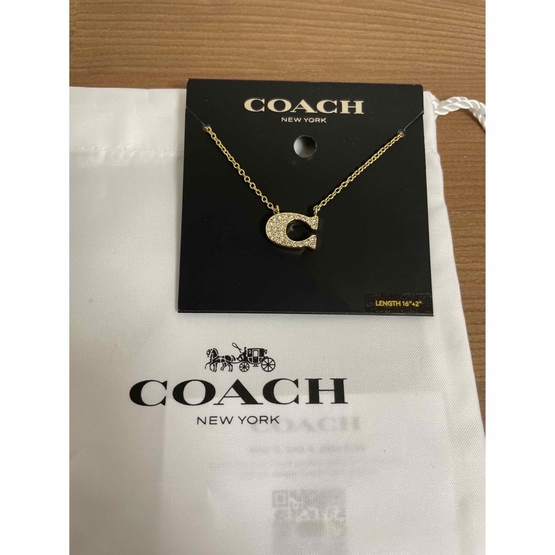 COACH(コーチ)の【新品・正規品】COACH レディース ネックレス 真鍮 GOLD 91433 レディースのアクセサリー(ネックレス)の商品写真