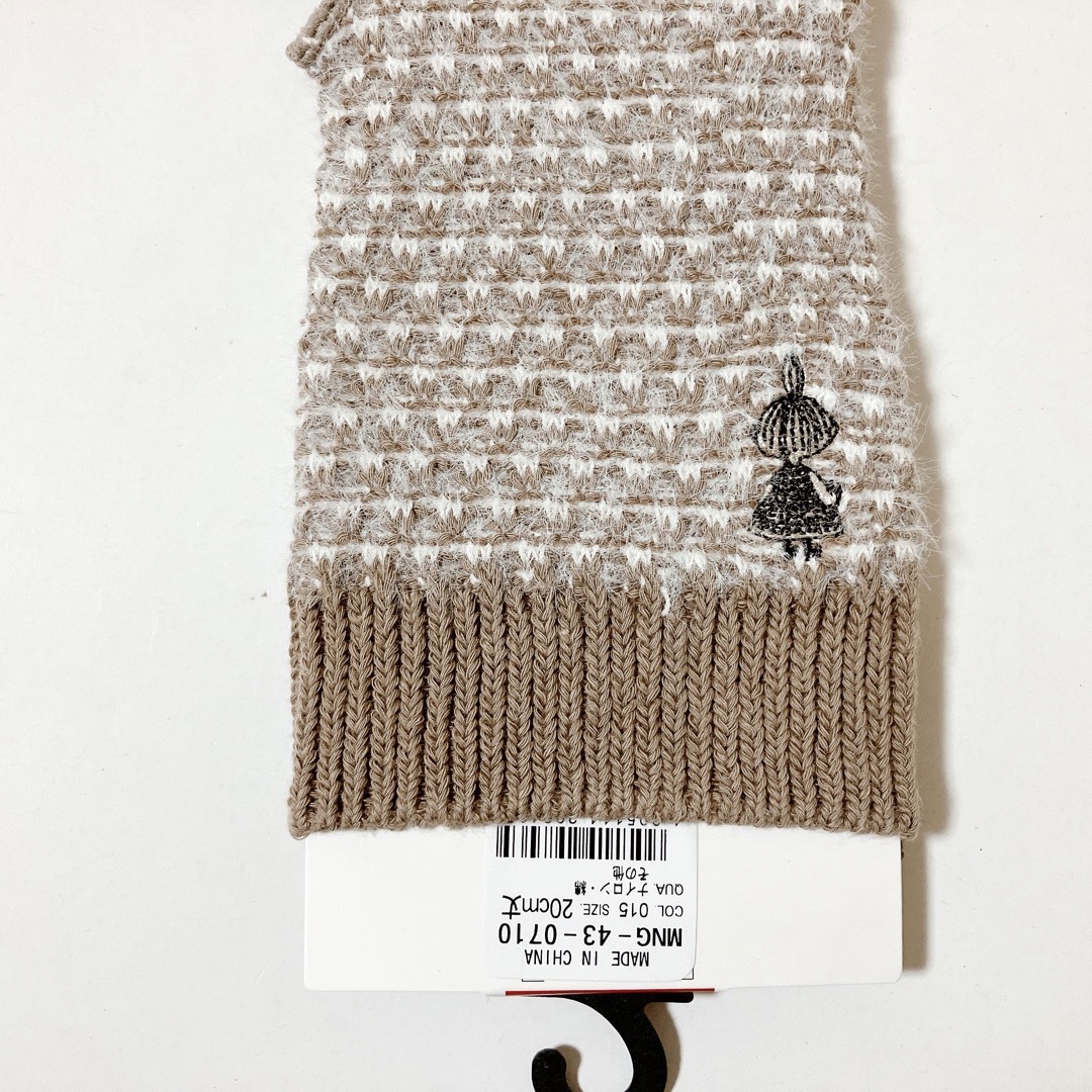MOOMIN(ムーミン)のムーミン リトルミイ ワンポイント刺繍 指なしグローブ ハンドウォーマー 2個 レディースのファッション小物(手袋)の商品写真