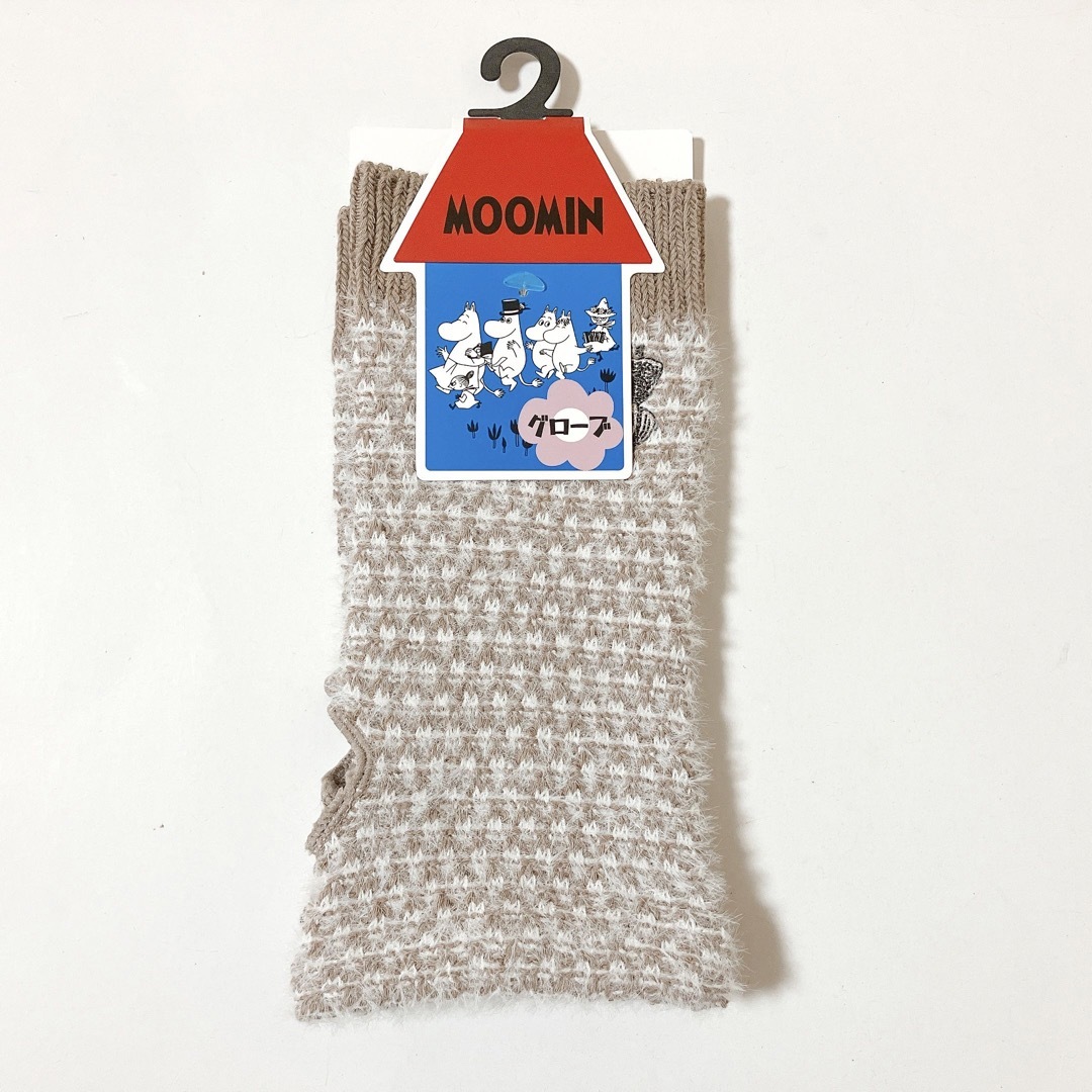 MOOMIN(ムーミン)のムーミン リトルミイ ワンポイント刺繍 指なしグローブ ハンドウォーマー 2個 レディースのファッション小物(手袋)の商品写真