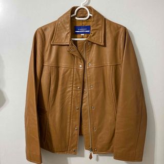 入荷中 BURBERRY ラムレザージャケット クリーニング済み 確実正規