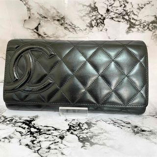 CHANEL カンボンライン 撥水効果 長財布財布