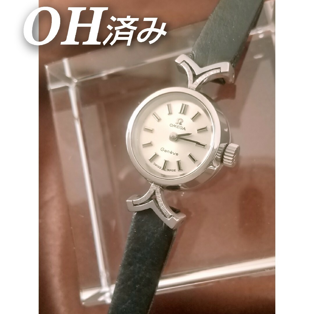 OMEGA - ⭐OH済 オメガ 綺麗 希少モデル 新品レザー レディース 腕時計 ...