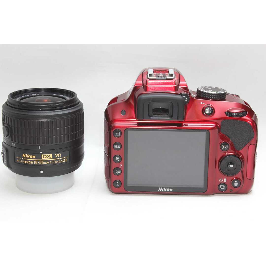 Nikon - ❤️超軽量ハイスペック一眼レフ❤️Nikon D3300 レッドの通販 ...