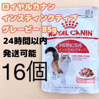 ロイヤルカナン(ROYAL CANIN)のロイヤルカナン ウェット インスティンクティブ グレービー 85g 16個(ペットフード)