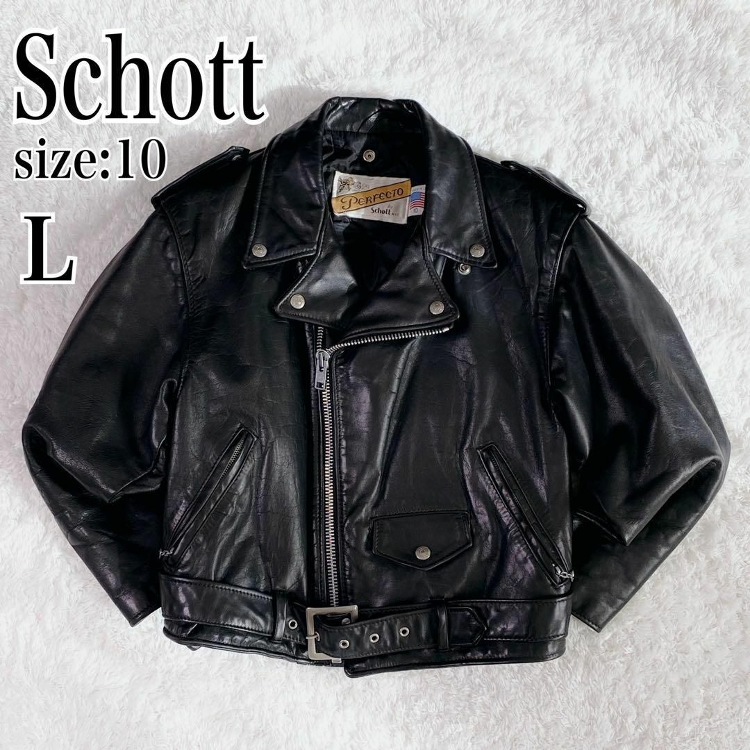 schott - Schott ダブルライダース USA ブラック ライダース ショット ...