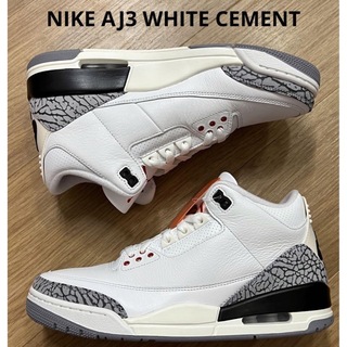 ナイキ(NIKE)のNike Air Jordan 3 Retro White Cement (スニーカー)