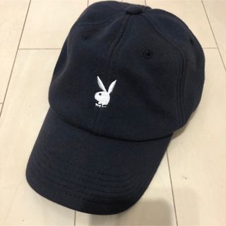 プレイボーイ(PLAYBOY)のプレイボーイ　キャップ　ブラック　PLAYBOY フリーサイズ(キャップ)