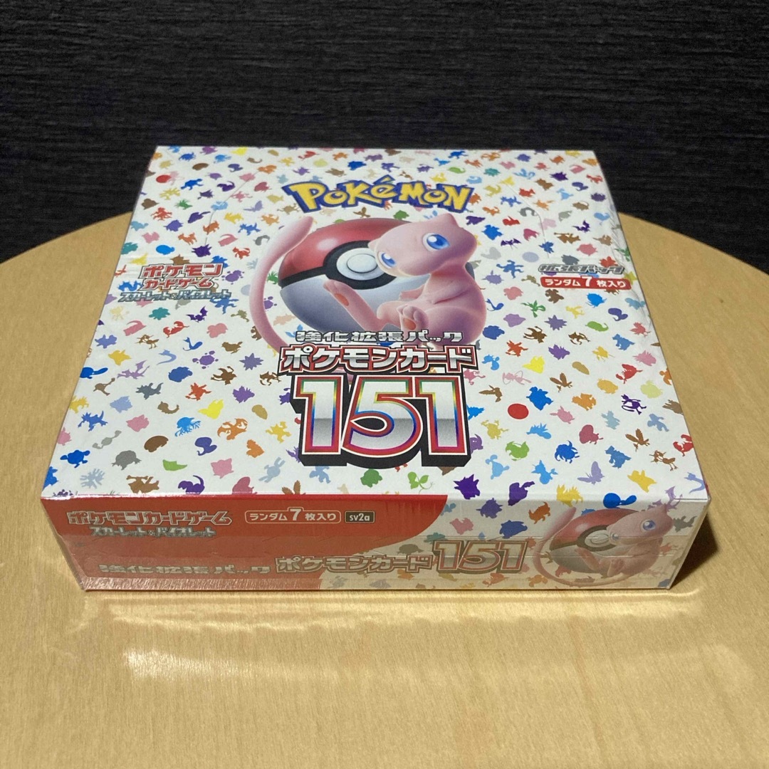 ポケモン - ポケカ 新品未開封BOX ポケモンカード151シュリンク付きの ...