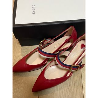 グッチ(Gucci)のGUCCI パンプス　バンブートリコロール(ハイヒール/パンプス)