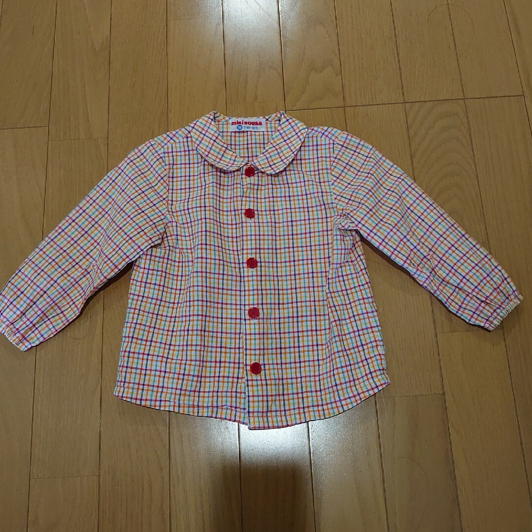 mikihouse(ミキハウス)のミキハウス　シャツ キッズ/ベビー/マタニティのキッズ服男の子用(90cm~)(ブラウス)の商品写真