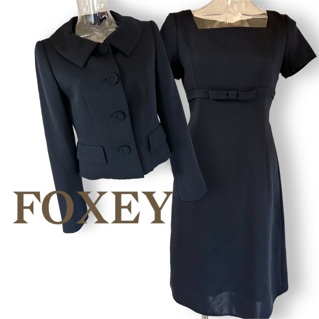 FOXEY(フォクシー)のフォクシー　フォーマル　ワンピース　スーツ　サイズ３８・Ｍ　FOXEY レディースのフォーマル/ドレス(スーツ)の商品写真