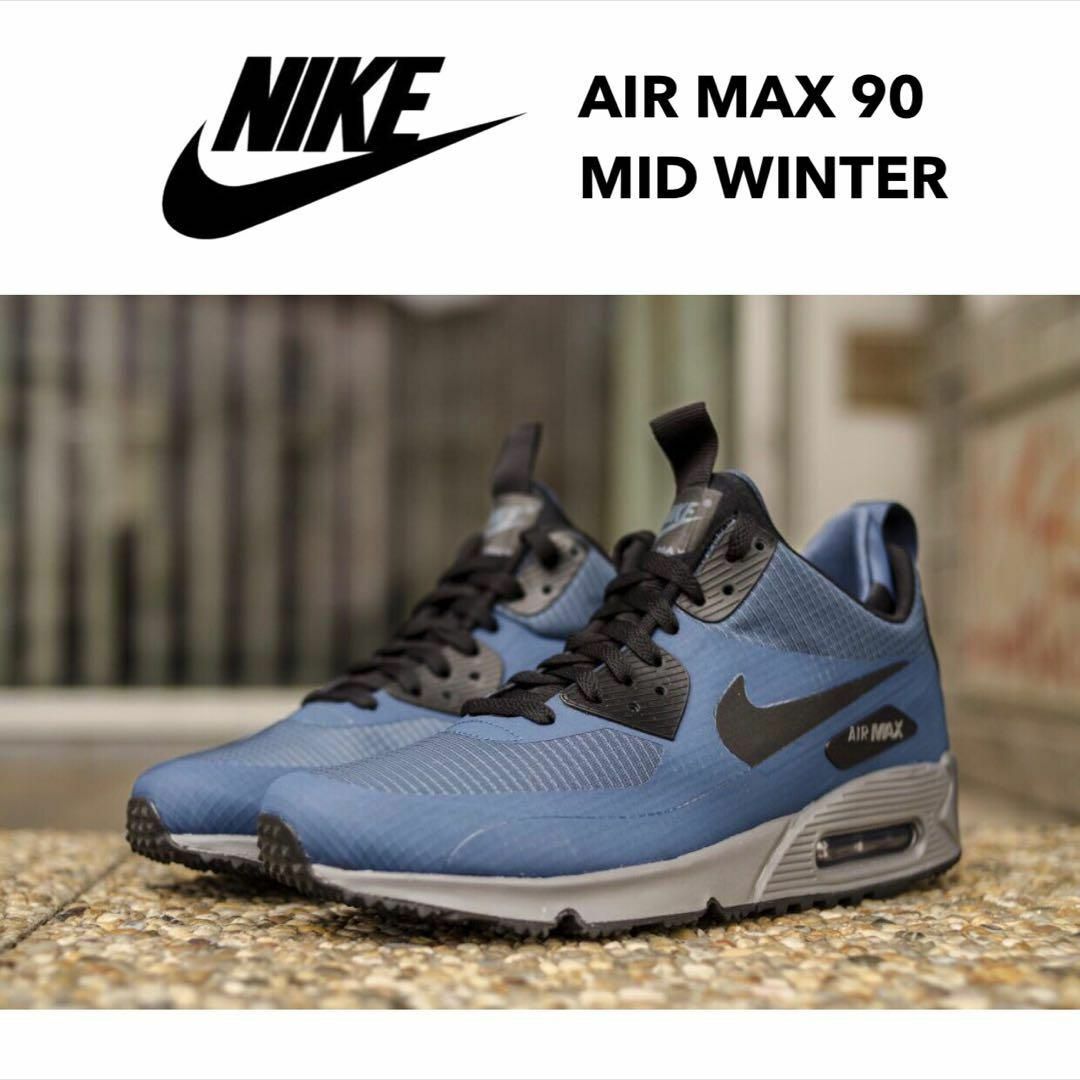 ブルーブラック状態【送料無料】NIKE AIR MAX 90 MID WINTER スニーカー