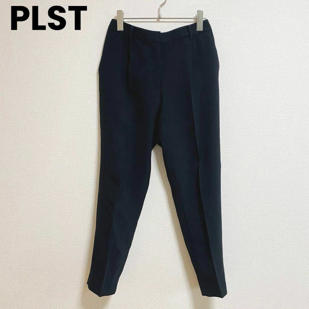 PLST(プラステ)のst182 PLST プラステ スラックス レディース Sサイズ 黒 ブラック レディースのパンツ(カジュアルパンツ)の商品写真