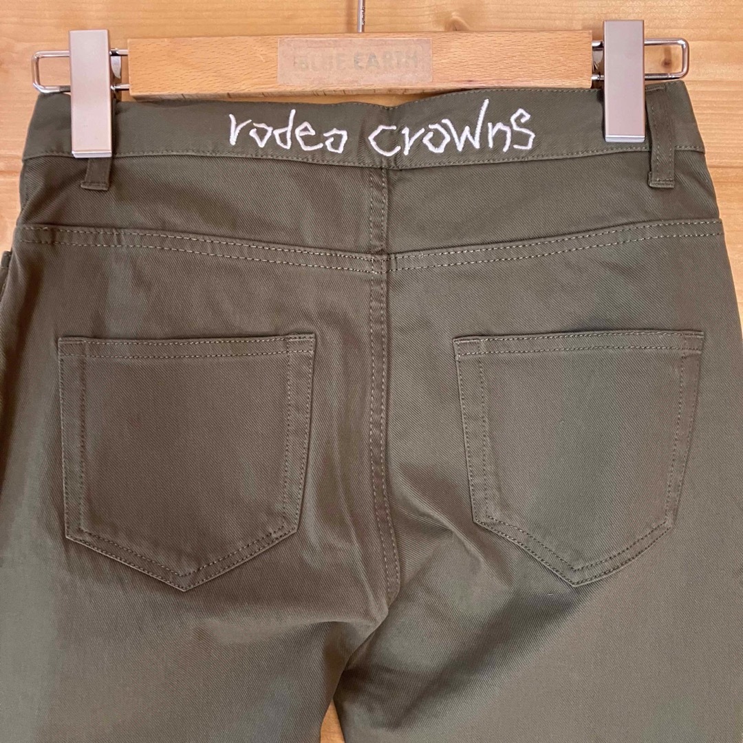 RODEO CROWNS(ロデオクラウンズ)の●新品　ロデオクラウンズ　ウエスト ロゴ スキニー パンツ レディースのパンツ(スキニーパンツ)の商品写真