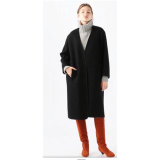 ATON - 美品 aton エイトン ROBE COAT WOOL FLEECE コートの通販 by