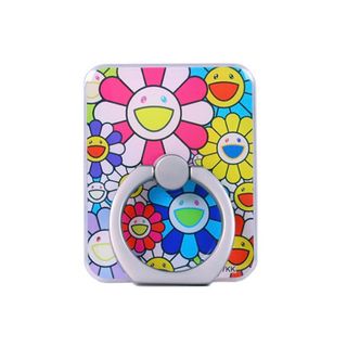 カイカイキキ(カイカイキキ)のFlower Multi color スマホリング お花 村上隆　マルチカラー(その他)