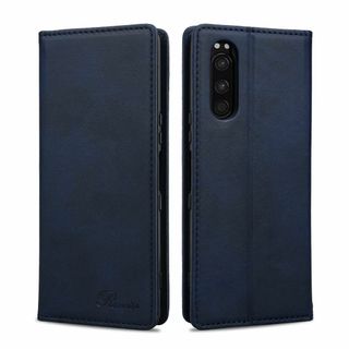 【在庫処分】Sony Xperia 5 ケース 手帳型 Rssviss エクスペ(その他)