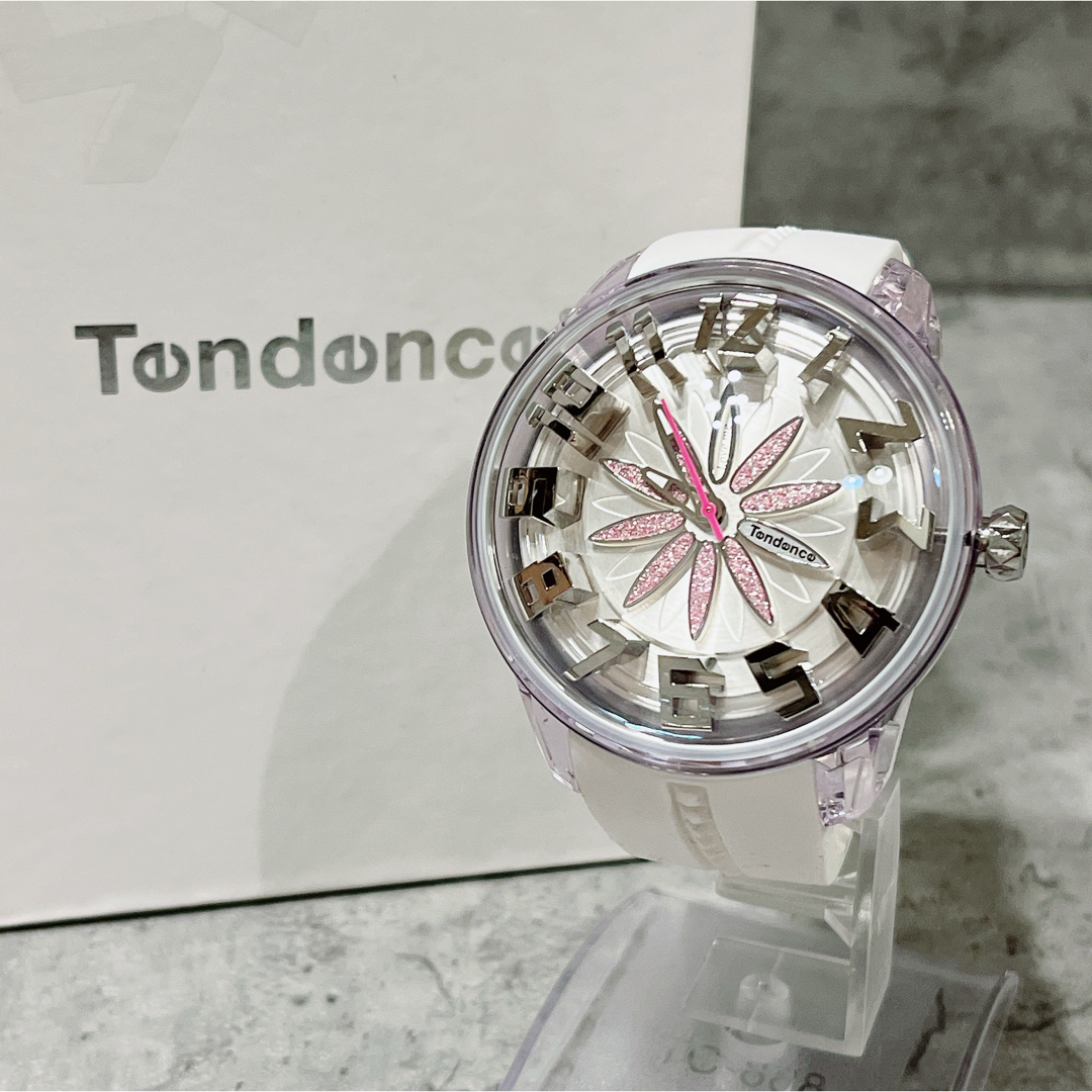 美品 Tendence 腕時計 テンデンス キングドーム  ピンクファッション小物