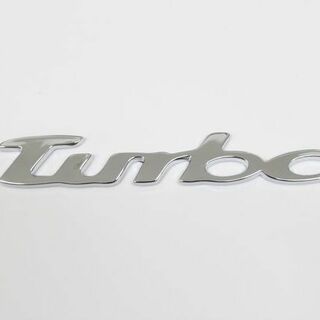 ハイグレード 高品質 ターボ TURBO エンブレム ポルシェ風 ダウンサイジン(汎用パーツ)