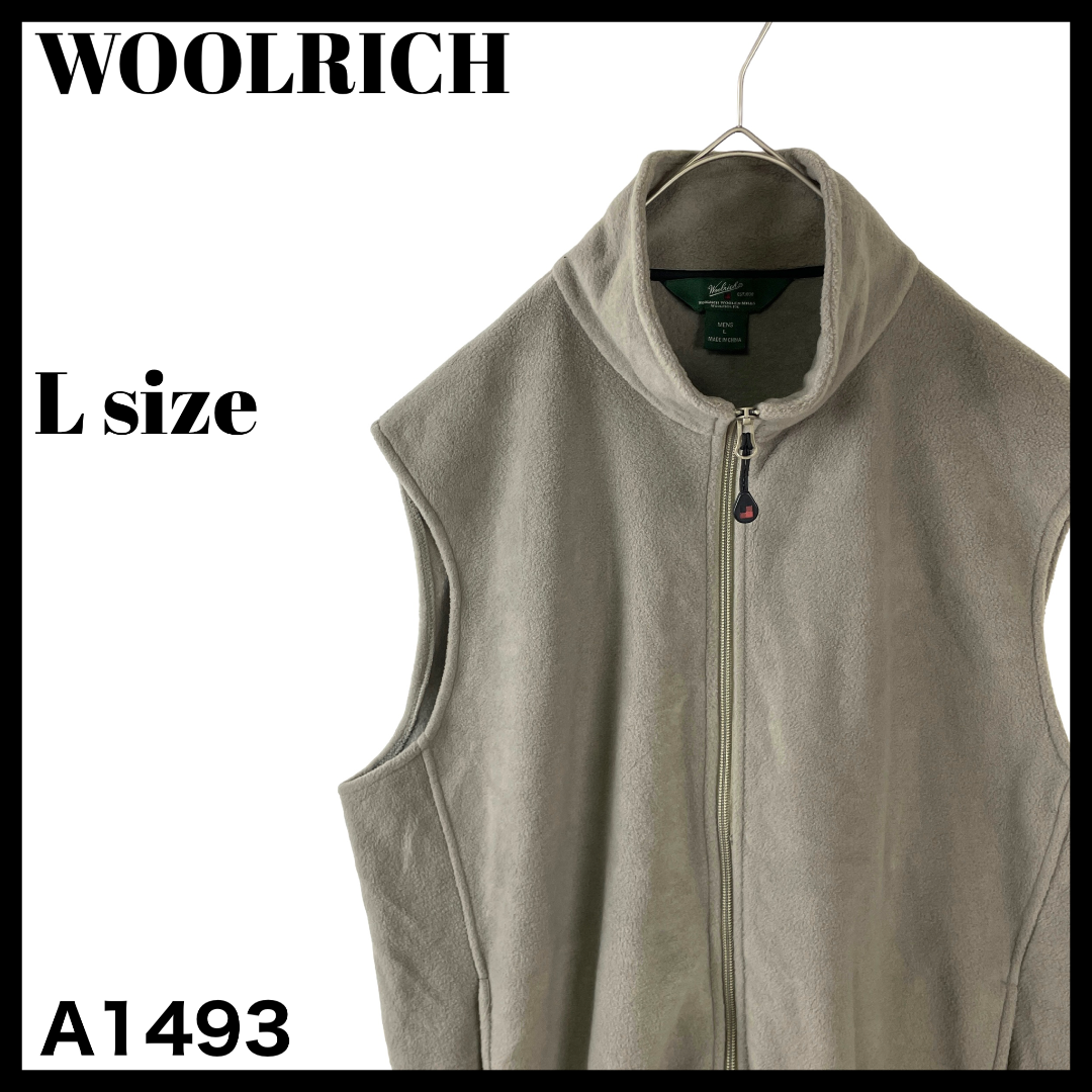 WOOLRICH(ウールリッチ)のUSA古着 WOOLRICH ウールリッチ フリースベスト ベージュ US/L メンズのトップス(ベスト)の商品写真