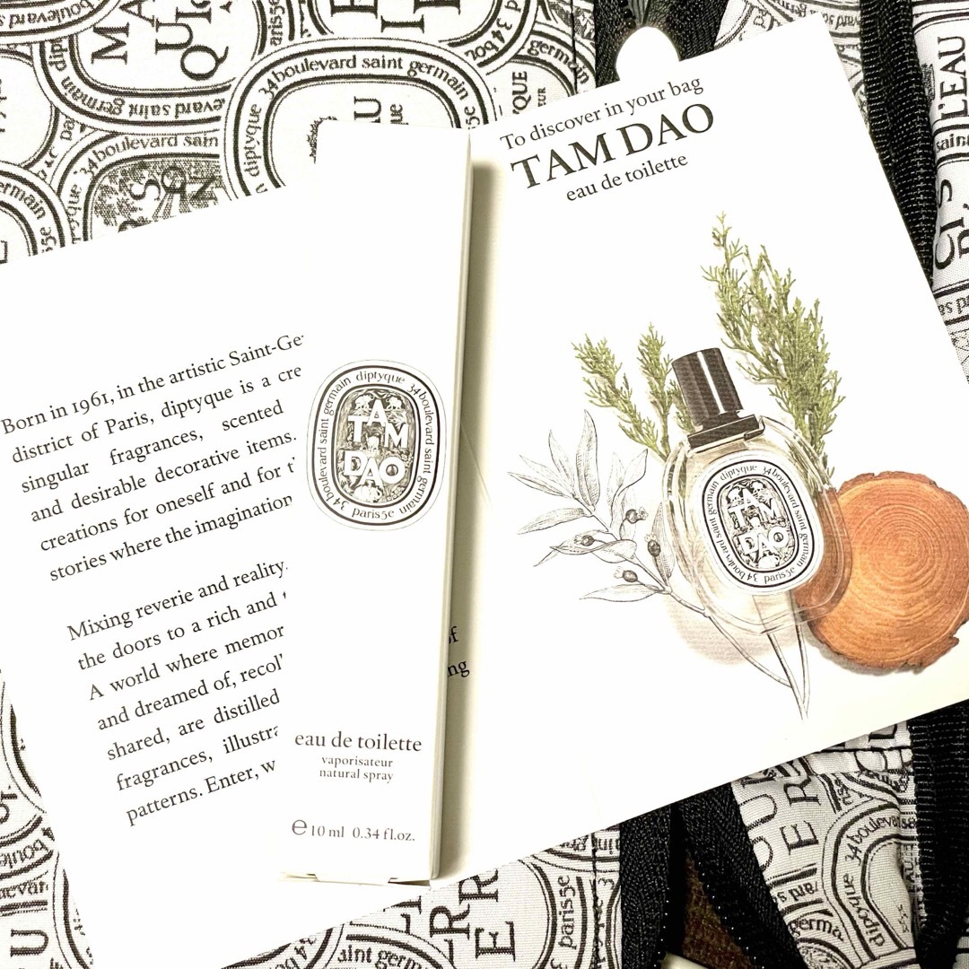 diptyque(ディプティック)の新品未使用 diptyqueタムダオ TAM DAO オードトワレ 容量10ml コスメ/美容の香水(香水(女性用))の商品写真