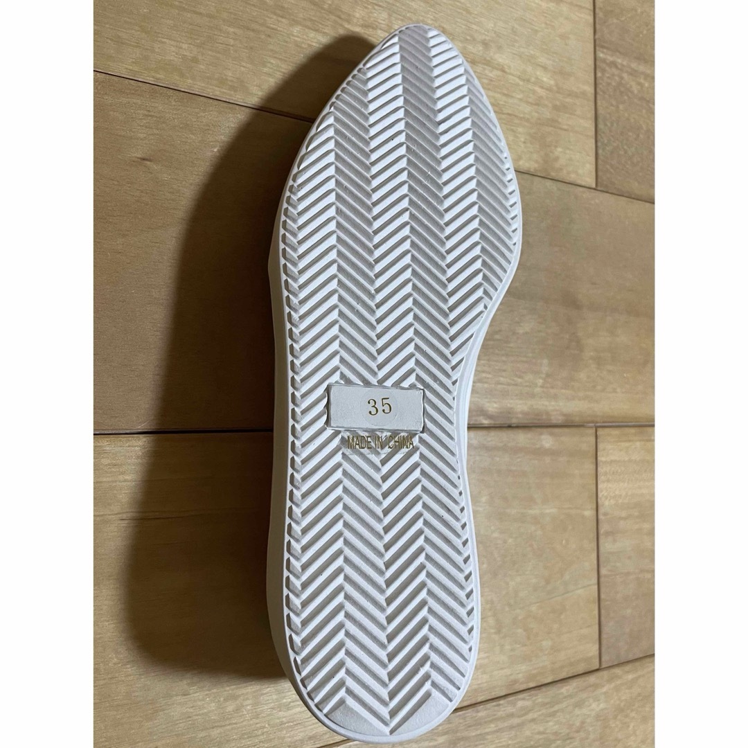 【未使用品】W&M フラットシューズ グレー サイズ35（22.5cm位） レディースの靴/シューズ(バレエシューズ)の商品写真