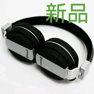 (新品)MP３プレーヤー搭載　ワイヤレスヘッドホン(ポータブルプレーヤー)