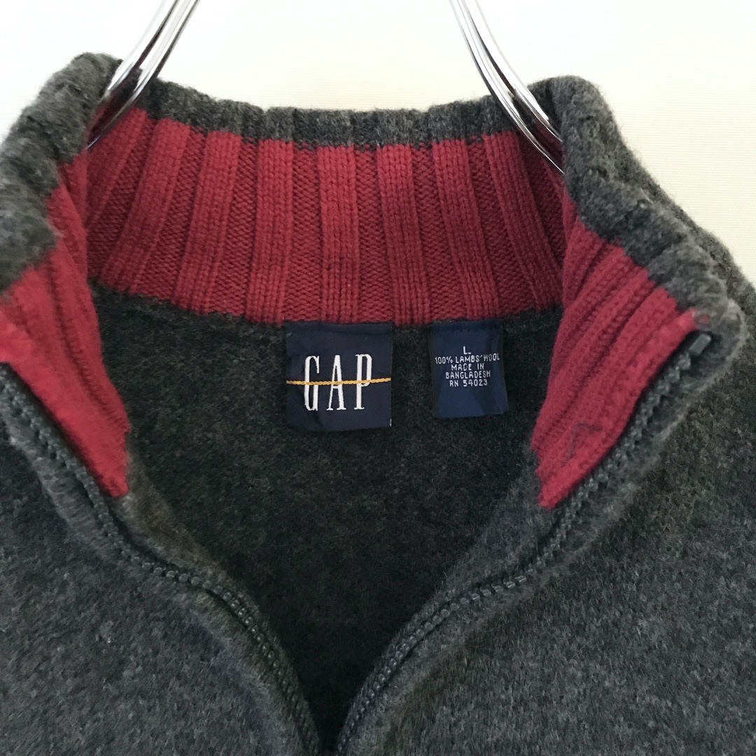 GAP(ギャップ)のGAP ギャップ★ハーフジップ★ハイネックニット★ラムウールセーター メンズのトップス(ニット/セーター)の商品写真