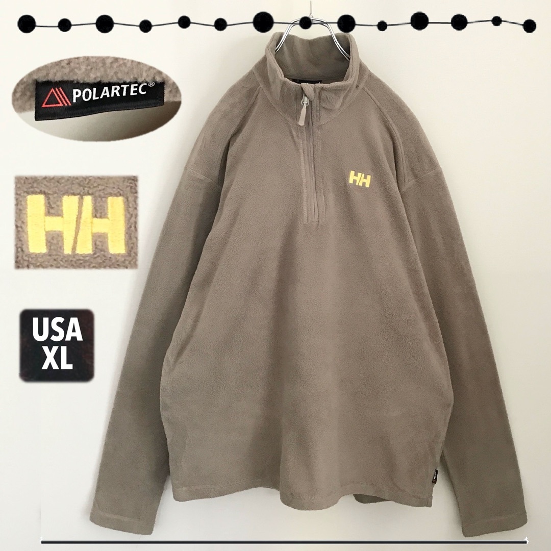 HELLY HANSEN(ヘリーハンセン)のヘリーハンセン★POLARTEC★ハーフジップフリースT★XL メンズのトップス(ニット/セーター)の商品写真