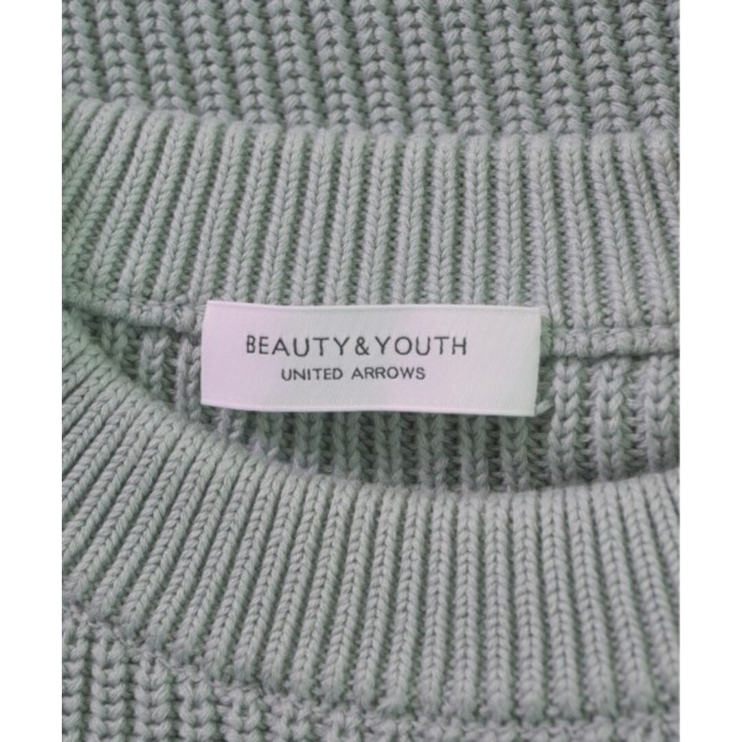 BEAUTY&YOUTH UNITED ARROWS(ビューティアンドユースユナイテッドアローズ)のBEAUTY&YOUTH UNITED ARROWS ニット・セーター S 緑 【古着】【中古】 メンズのトップス(ニット/セーター)の商品写真