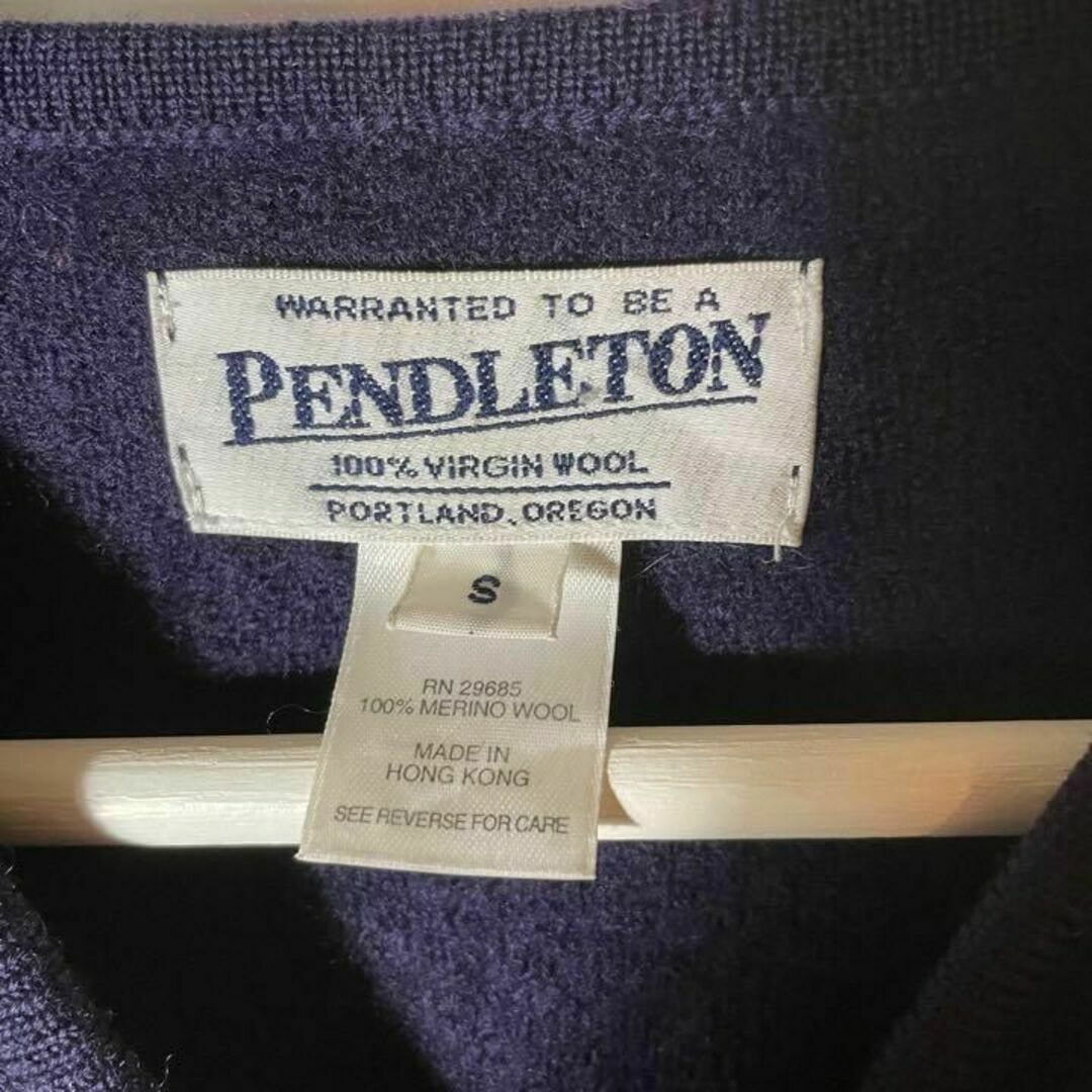 PENDLETON(ペンドルトン)のロンドンガール❗️80sVINTAGEメリノウール高品質！超美品レトロUSA古着 レディースのトップス(ニット/セーター)の商品写真