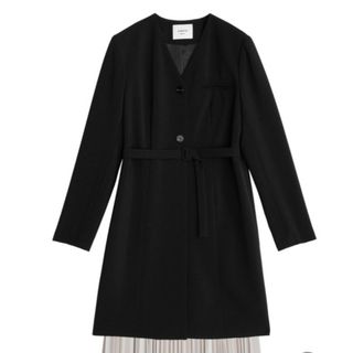 アメリヴィンテージ(Ameri VINTAGE)のMANY WAY LAYERED PLEATS DRESS　ジャケットのみ(ノーカラージャケット)